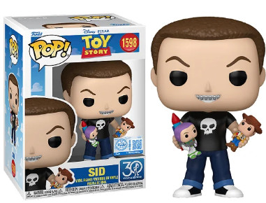 Funko Pop - Disney: Toy Story - Sid 1598 (se)-Disney Pixar Toy Story-1598