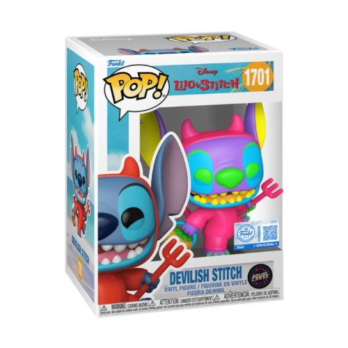  Disney Lilo & Stitch Black Light Chase #1701 - Produto Original