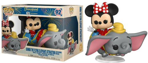 Funko Pop - Disneyland Resort - Dumbo The Flying Elephant Attraction And Minnie Mouse 92-Disneyland 65th Anniversary-92