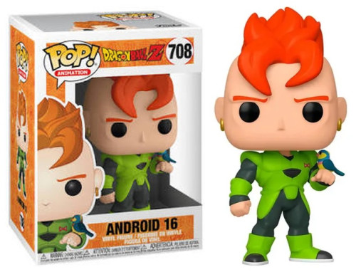 Funko Pop - Dragon Ball Z - Android 16 708 FUNKO POP #708 - Produto Original