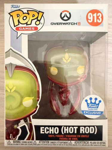 Funko Pop - Echo (hot Rod) Overwatch #913 - Produto Original