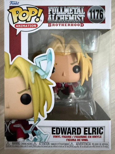 Funko Pop - Edward Elric Fullmetal Alchemist Brotherhood #1176 - Produto Original