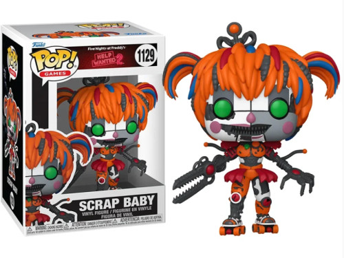 Funko Pop - Five Nights At Freddy's: Help Wanted 2 - Scrap Baby 1129 - Five Nights At Freddy's - #1129 FUNKO POP #1129 - Produto Original