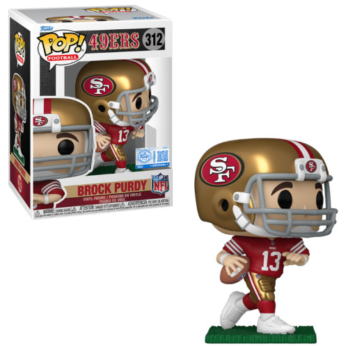 Funko Pop - Football Nfl: 49ers - Brock Purdy 312 - Sports Football - #312 FUNKO POP #312 - Produto Original