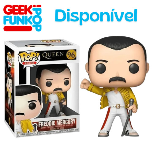 Funko Pop - Freddie Mercury Queen #96 - Produto Original