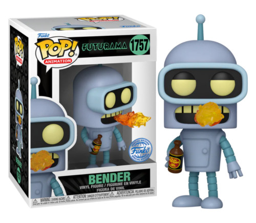 Funko Pop - Futurama - Bender With Fire Breath 1757 - Animation Futurama - #1757 FUNKO POP #1757 - Produto Original