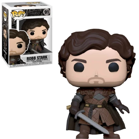 Funko Pop - Game Of Thrones - Robb Stark (vaulted) Raro Game Of Thrones #91 - Produto Original