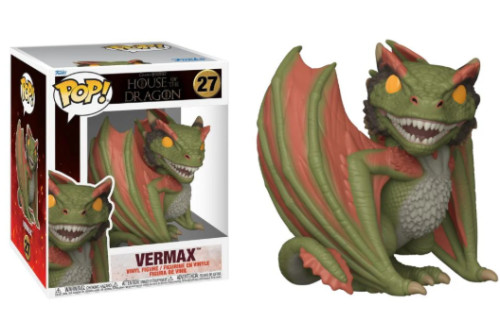 Funko Pop - Hbo: House Of Dragons - Vermax 27 - Television Game Of Thrones - #247 FUNKO POP #247 - Produto Original