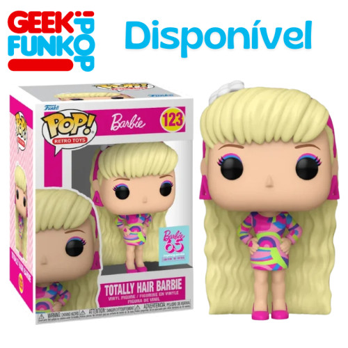 Funko Pop - Hair Barbie Exclusivo Barbie - Retro Toys #123 - Produto Original