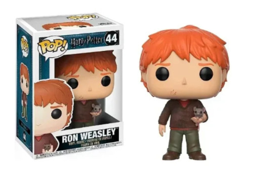 Funko Pop - Harry Potter - Ron Weasley with Perebas 44 FUNKO POP #44 - Produto Original