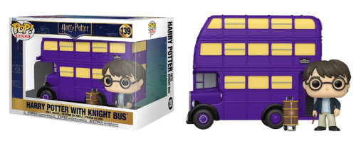 Funko Pop - Harry Potter With Knight Bus Rides Super Deluxe (caixa Com Detalhe) - Harry Potter - #139 FUNKO POP #139 - Produto Original