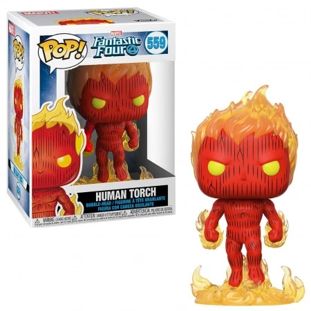 Funko Pop - Human Torch (tocha Humana) Quarteto Fantástico #559 - Produto Original