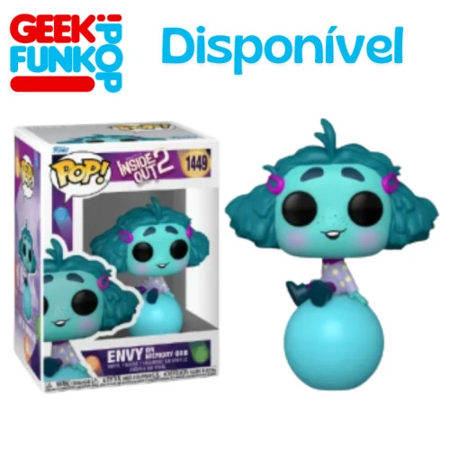 Funko Pop - Inveja Envy (sem os pézinhos) - Disney Divertidamente  #1449
