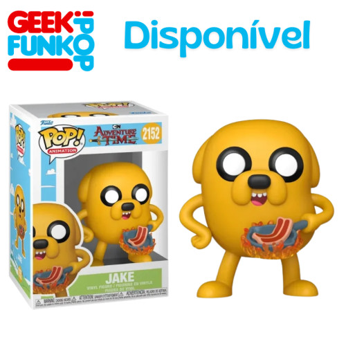 Funko Pop - Jake Cartoon Network Hora De Aventura #2152 - Produto Original