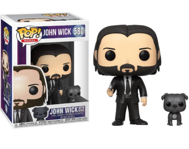Funko Pop - John Wick - John Wick With Dog 580 (leve Marcas Na Caixa)-John Wick-41