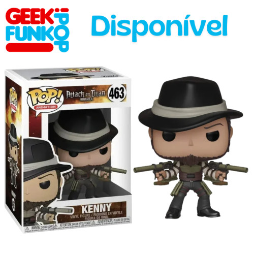Funko Pop - Kenny Attack On Titan #463 - Produto Original