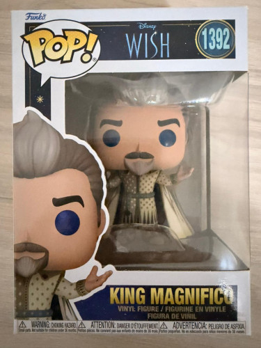 Funko Pop - King Magnifico Disney: Wish #1392 - Produto Original