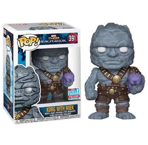 Funko Pop!  Korg With Miek - Fall Convention Exclusive - Marvel Thor Ragnarok  #391