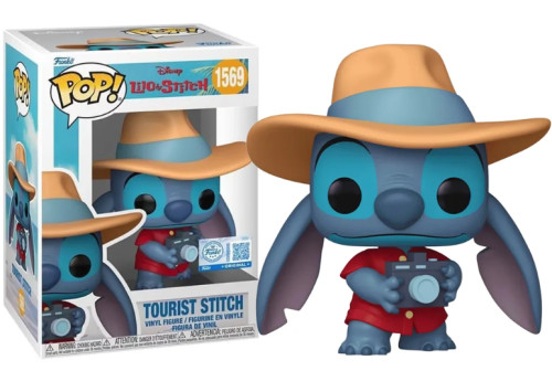 Funko Pop - Lilo & Stitch - Tourist Stitch 1569 - Disney Lilo & Stitch - #1569 FUNKO POP #1569 - Produto Original