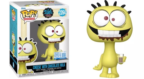 Funko Pop - Mansão Foster Para Amigos Imaginários - Cheese With Chocolate Milk 2264 - Foster's Home For Imaginary Friends  - FUNKO POP  #2264