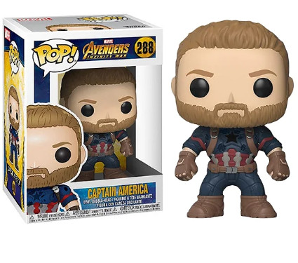 Funko Pop - Marvel: Avengers - Captain America 288-Marvel Captain America Civil War-288