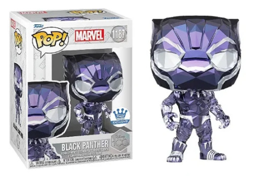 Funko Pop - Marvel: Wakanda Forever - Black Panther 1187 (facet)-Marvel Avengers-1187