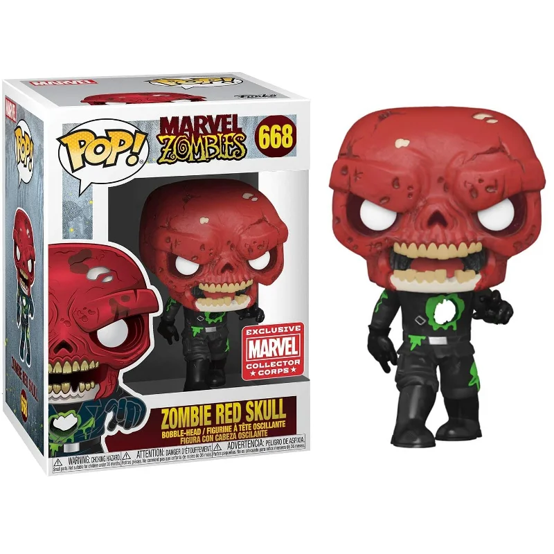 Funko Pop - Marvel Zombies - Zombie Red Skull 668 (collectors Corp) - Marvel Zombies - #668 - Funko Pop - #668 - Funko Pop - #668 - FUNKO POP  #668