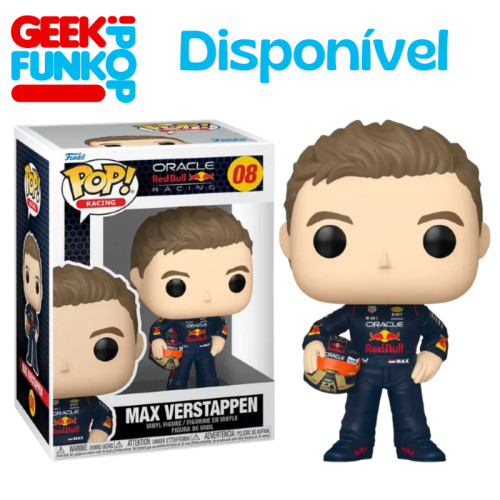 Funko Pop - Max Verstappen Max Verstappen #08 - Produto Original