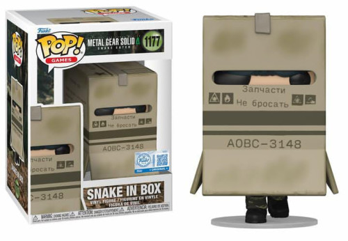 Funko Pop - Metal Gear Solid Delta: Snake Eater - Snake In Box 1177 - Metal Gear Solid Delta: Snake Eater - #1177-FUNKO POP-1177