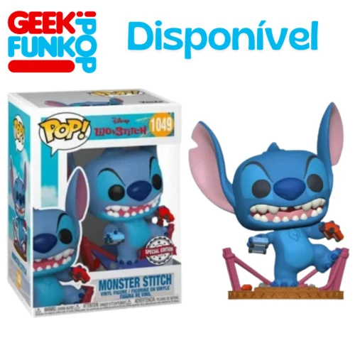 Funko Pop - Monster Stitch Exclusivo - Disney Lilo & Stitch  #1049