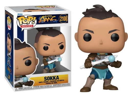 Funko Pop - Movies: Avatar The Last Airbender - Sokka 2108 FUNKO POP #2108 - Produto Original