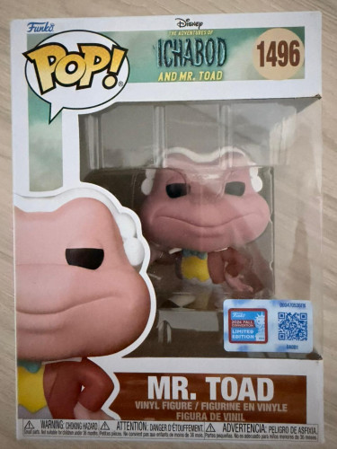 Funko Pop - Mr. Toad Disney The Adventures Of Ichabod And Mr. Toad #1496 - Produto Original