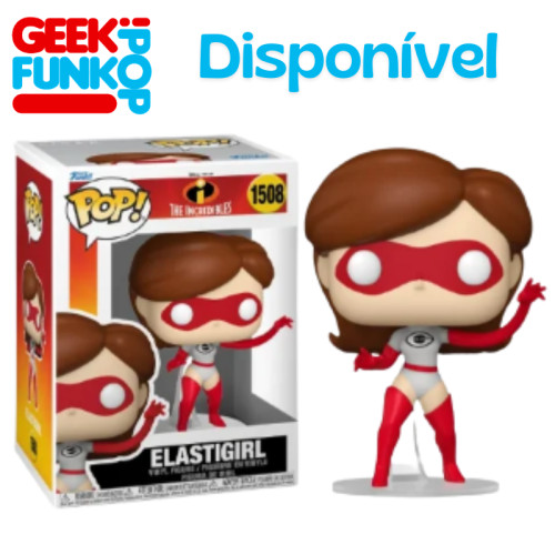 Funko Pop - Mulher Elástico Elastigirl Disney Os Incriveis #1508 - Produto Original