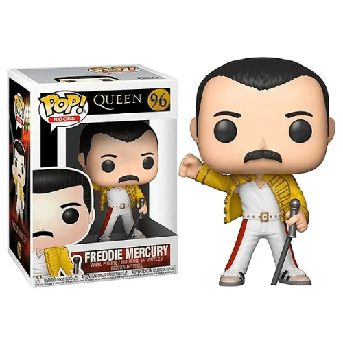 Funko Pop!  Música  Rocks Freddie Mercury Queen (magic Tour) #96 Queen Freddie Mercury - Rocks #96 - Produto Original