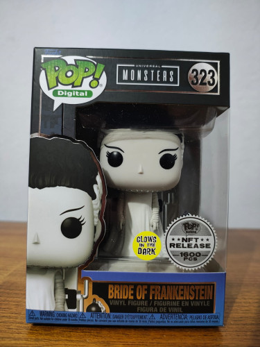 Funko Pop - Nft - Universal Monsters - Bride Of Frankenstein (1600 Unidades) - Universal Monsters - #323