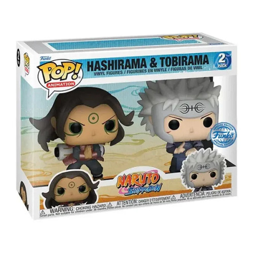 Funko Pop - Naruto Shippuden - 2 Pack Hashirama e Tobirama (Special Edition) FUNKO POP #2 - Produto Original