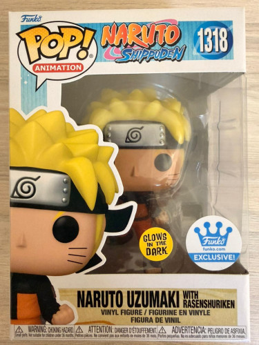 Funko Pop - Naruto Uzumaki With Rasenshuriken (glows) Naruto Shippuden #1319 - Produto Original