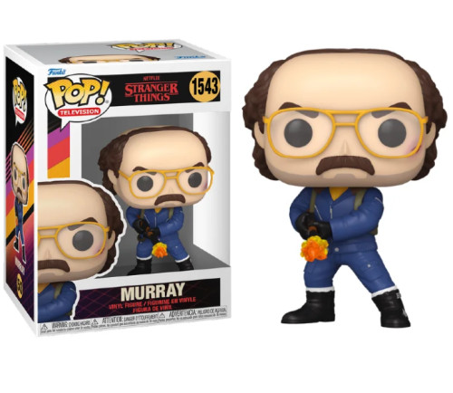 Funko Pop - Netflix: Stranger Things - Murray 1543 Television Stranger Things #1543 - Produto Original