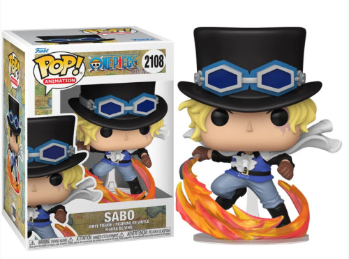 Funko Pop - One Piece - Sabo 2108 - One Piece - #2108 FUNKO POP #2108 - Produto Original