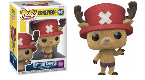 Funko Pop - One Piece Live Action - Tony Tony Chopper 1883 Flocked - One Piece - #1883-FUNKO POP-1883