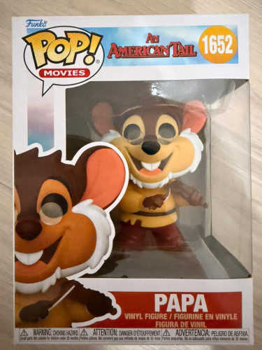 Funko Pop - Papa An American Tail #1652 - Produto Original