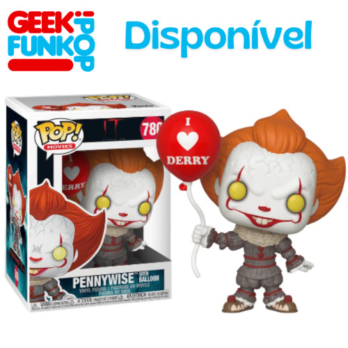 Funko Pop - Pennywise With Balloon-IT A Coisa-780