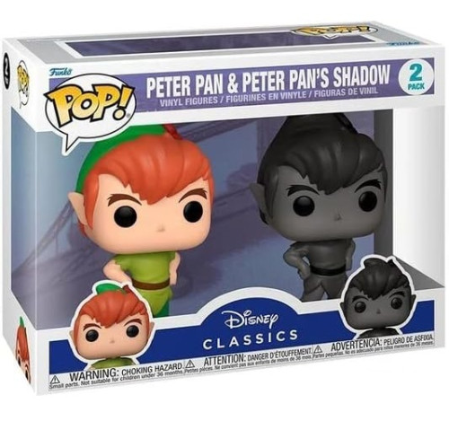 Funko Pop - Peter Pan & Peter Pan's Shadow 2 Pack-Disney Peter Pan-0