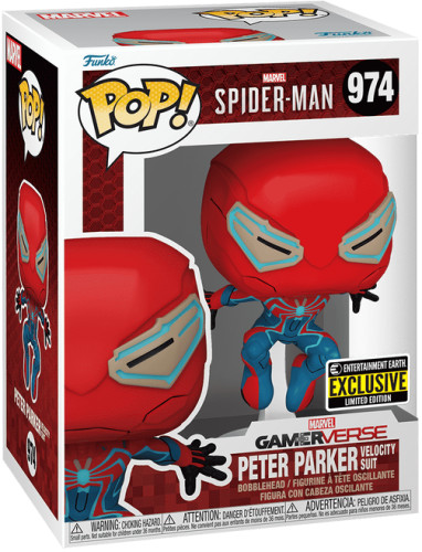 Funko Pop - Peter Parker Velocity Suit-Marvel Spider-Man-974