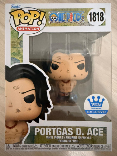 Funko Pop - Portgas D. Ace One Piece #1818 - Produto Original
