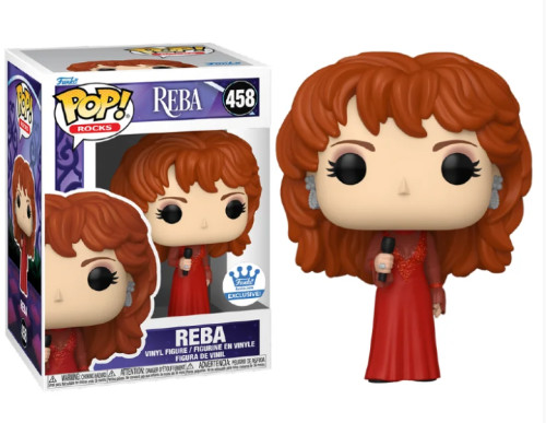 Funko Pop - Rocks - Reba 458 (FUNKO SHOP) FUNKO POP #458 - Produto Original