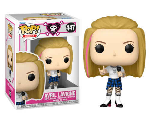 Funko Pop - Rocks: Avril Lavigne- Avril Lavigne 447 Avril Lavigne #447 - Produto Original