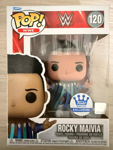 Funko Pop - Rocky Maivia WWE #120 - Produto Original
