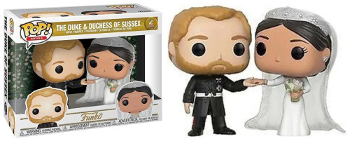 Funko Pop - Royals - 2 Pack The Duke & Duchess of Sussex FUNKO POP #2 - Produto Original