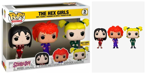 Funko Pop - Scooby-Doo - 3 Pack The Hex Girls (Hot Topic) FUNKO POP #3 - Produto Original